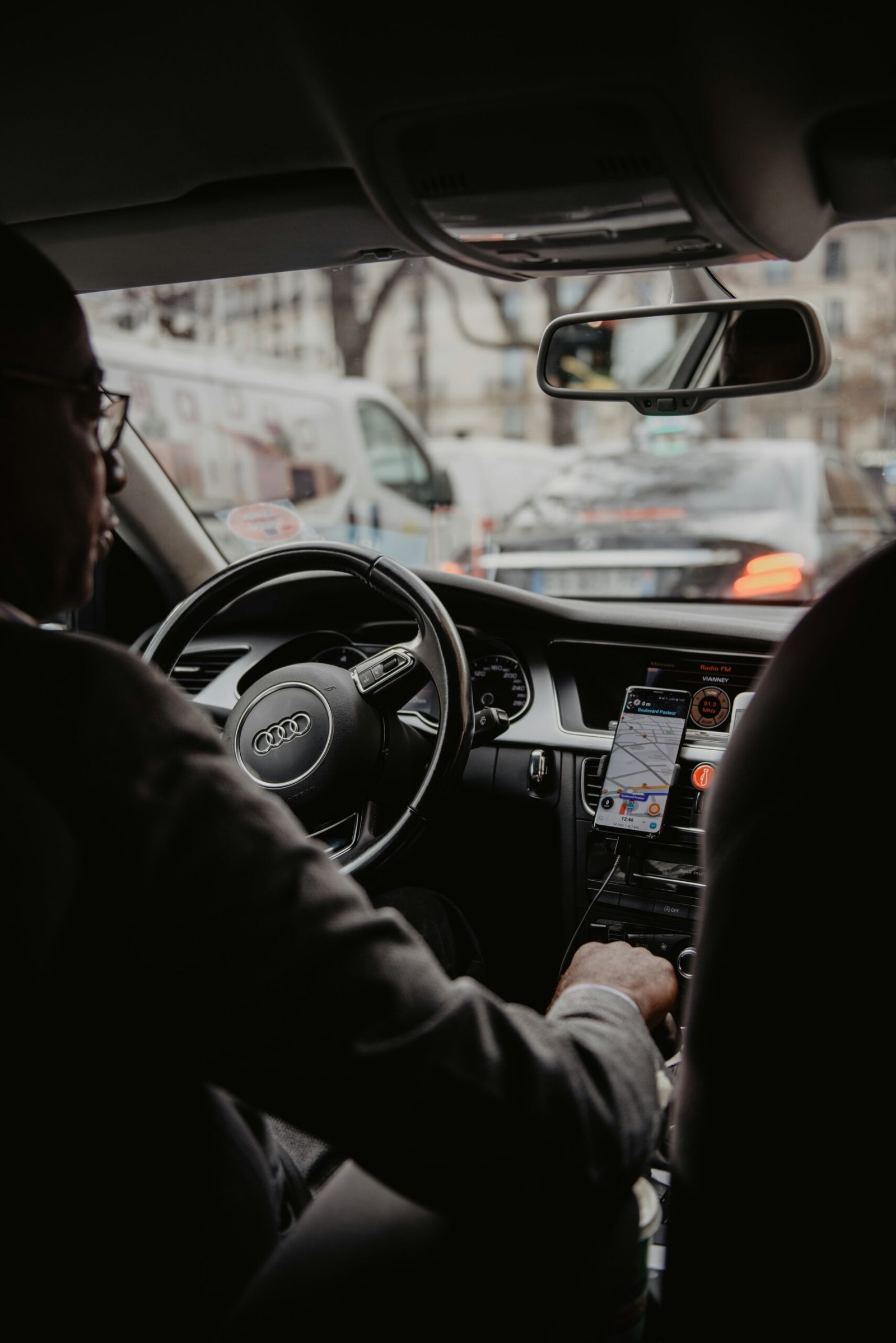 Luxury wedding chauffeur vehicle